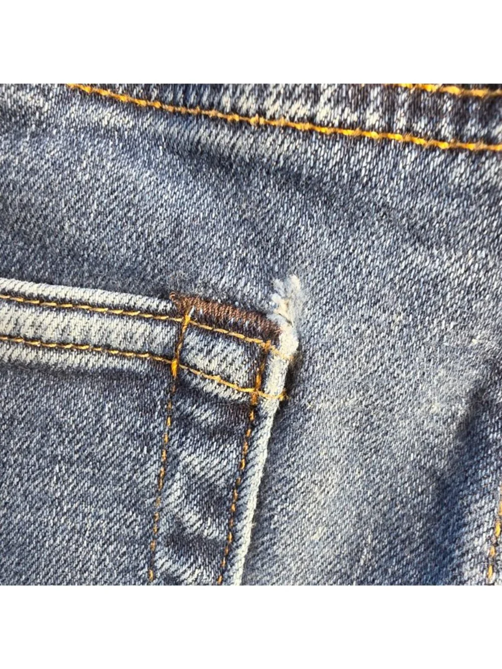 American Eagle Original Straight Jeans Mens 30x32 Light Wash Y2K Denim - Picture 11 of 11
